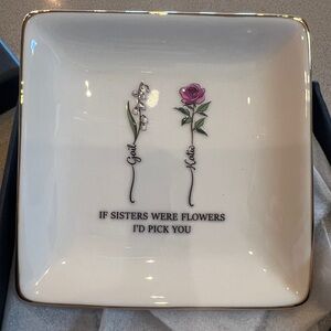 Floral Sisters Ceramic Dish